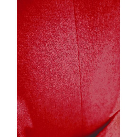 Talbots 12 wool nylon spandex blend blazer jacket RED button front office suit c - Picture 3 of 8